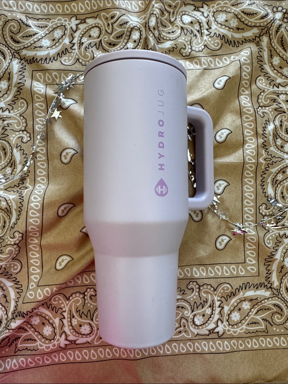 40 oz hydro jug tumbler in Lilac